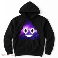 Poop In Space Galaxy Emoji Hoodie thumb 0