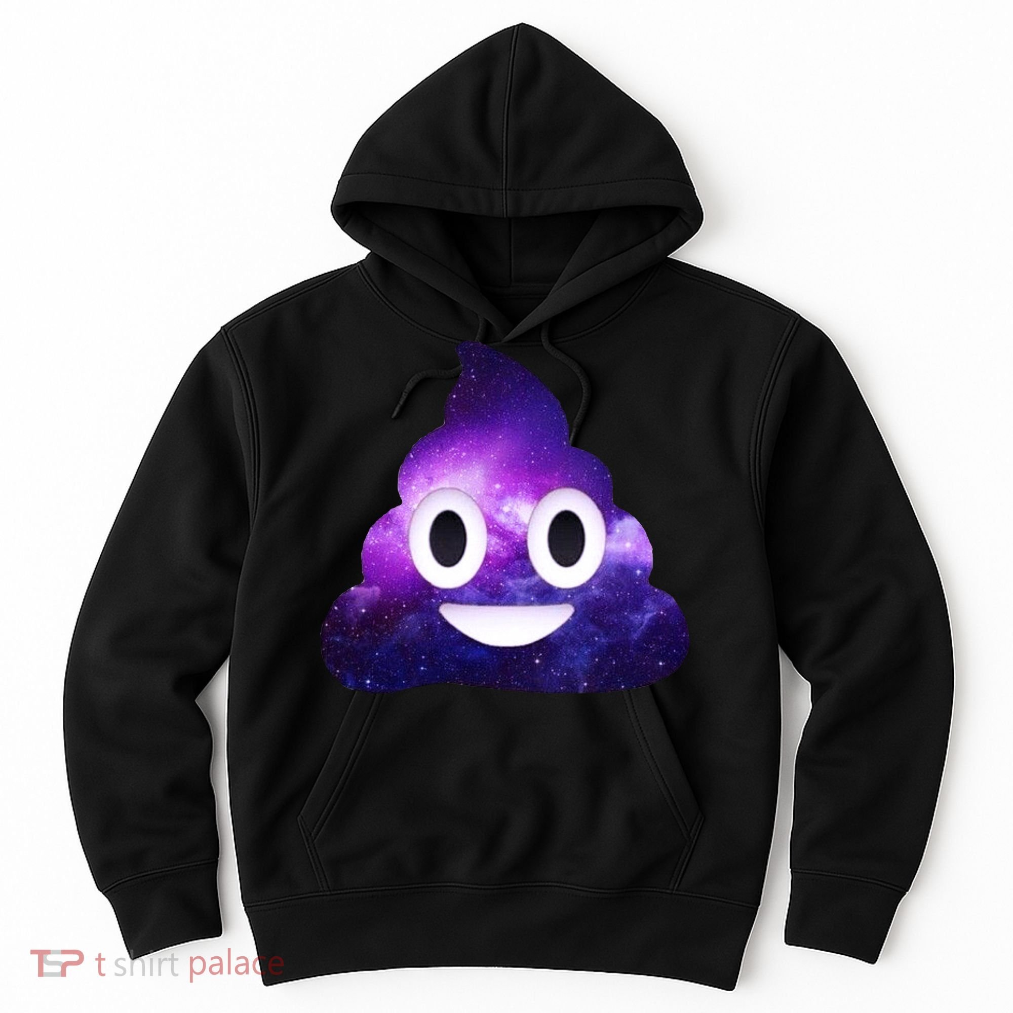 Poop In Space Galaxy Emoji Hoodie