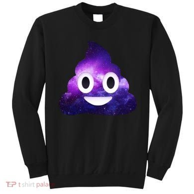 Poop In Space Galaxy Emoji Sweatshirt