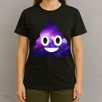 Poop In Space Galaxy Emoji T-Shirt thumb 4