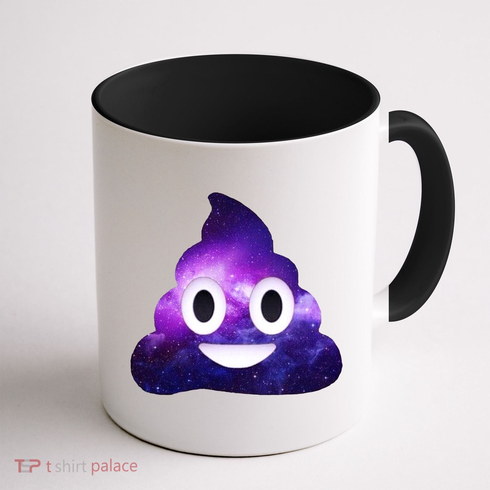Poop In Space Galaxy Emoji Coffee Mug
