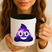 Poop In Space Galaxy Emoji Coffee Mug thumb 3