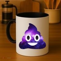 Poop In Space Galaxy Emoji Coffee Mug thumb 4