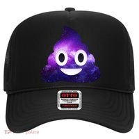 Poop In Space Galaxy Emoji Hat thumb 0
