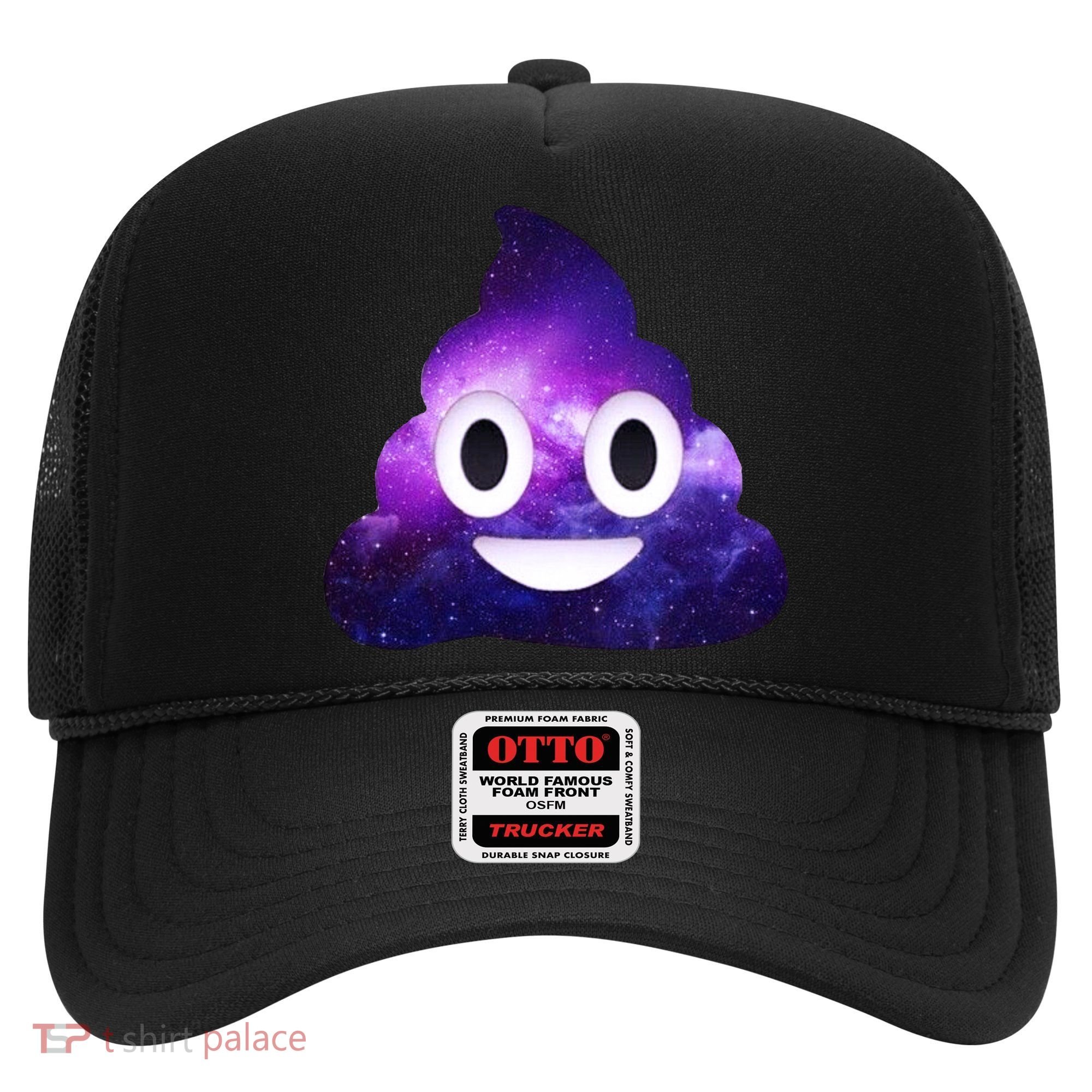 Poop In Space Galaxy Emoji Hat