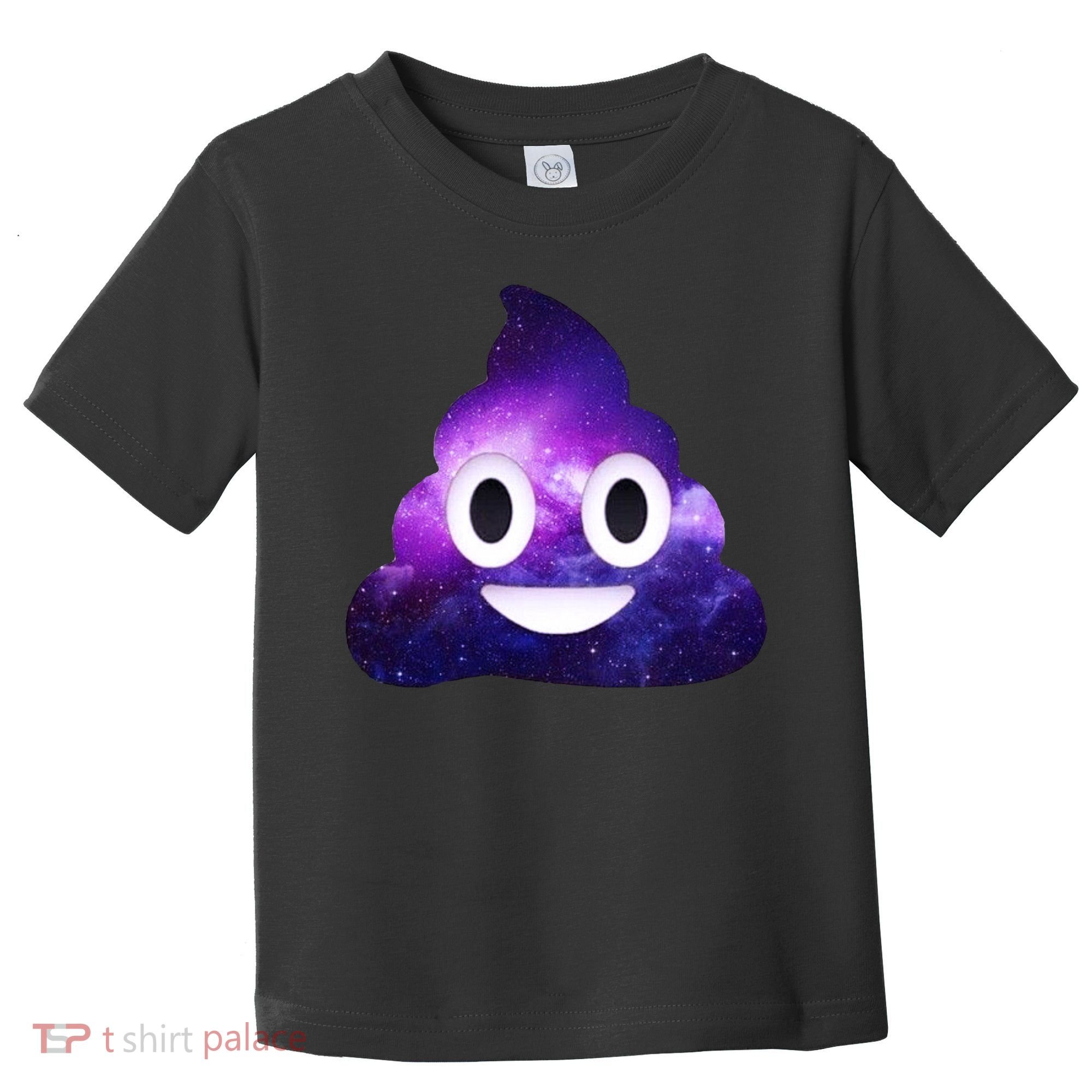 Poop In Space Galaxy Emoji Toddler T-Shirt