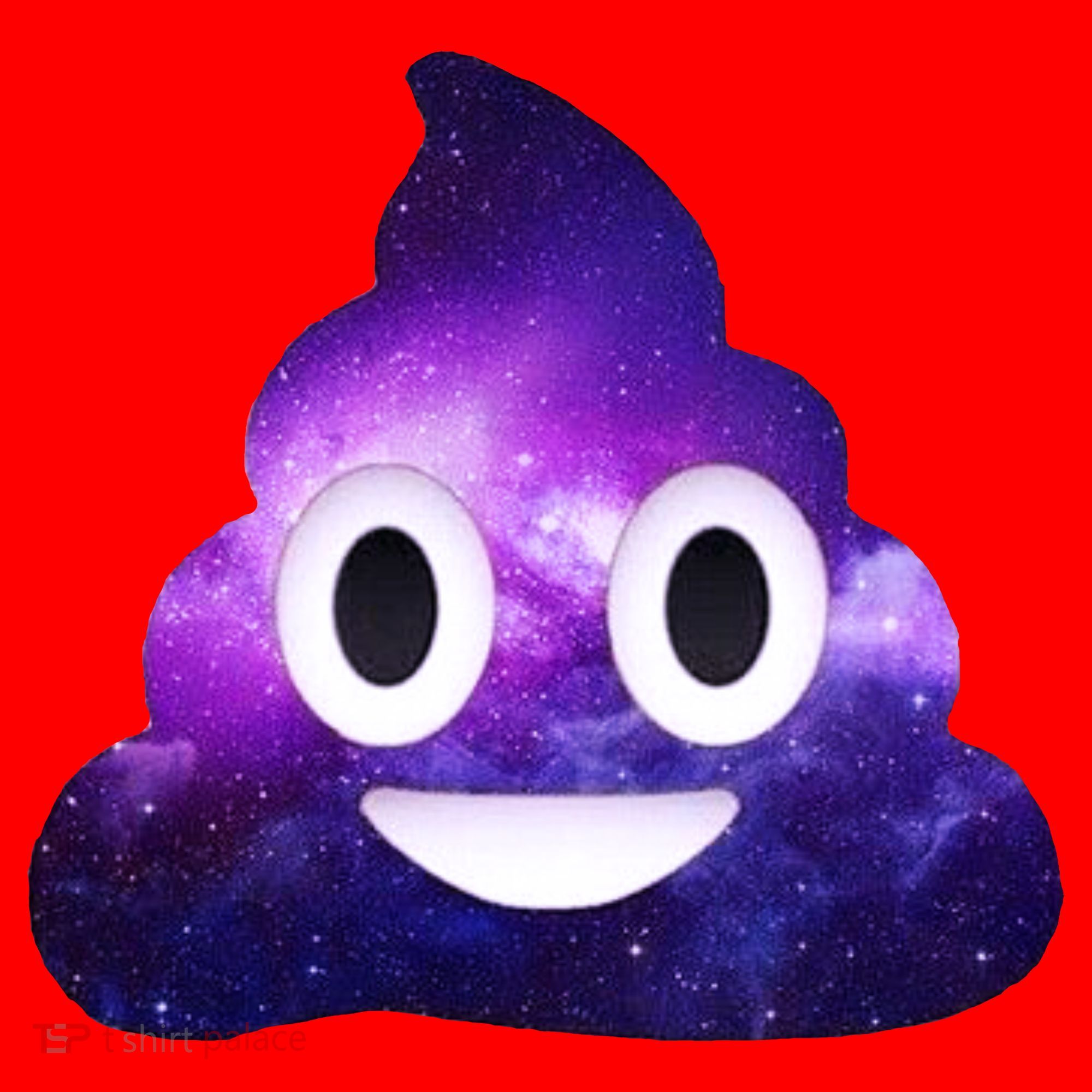 Poop In Space Galaxy Emoji Santa Hat