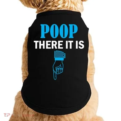 Poop There It Is Doggie Tank