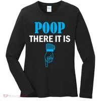 Poop There It Is Women's Long Sleeve Shirt thumb 0