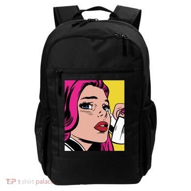 Pop Art Girl Phone Backpack