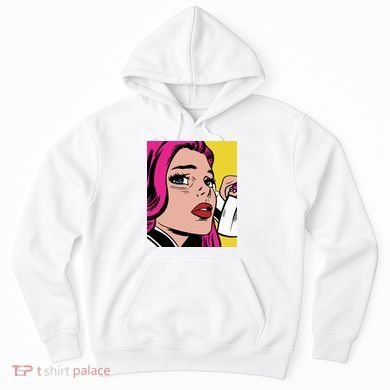 Pop Art Girl Phone Hoodie