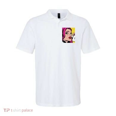 Pop Art Girl Phone Polo