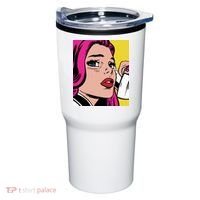 Pop Art Girl Phone Tumbler thumb 0