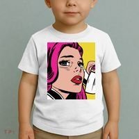 Pop Art Girl Phone Toddler T-Shirt thumb 2