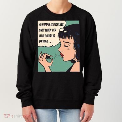 Pop Art Nail Polish Women's Sweatshirt