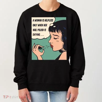 Pop Art Nail Polish Women's Sweatshirt