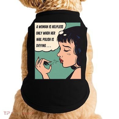 Pop Art Nail Polish Doggie Tank