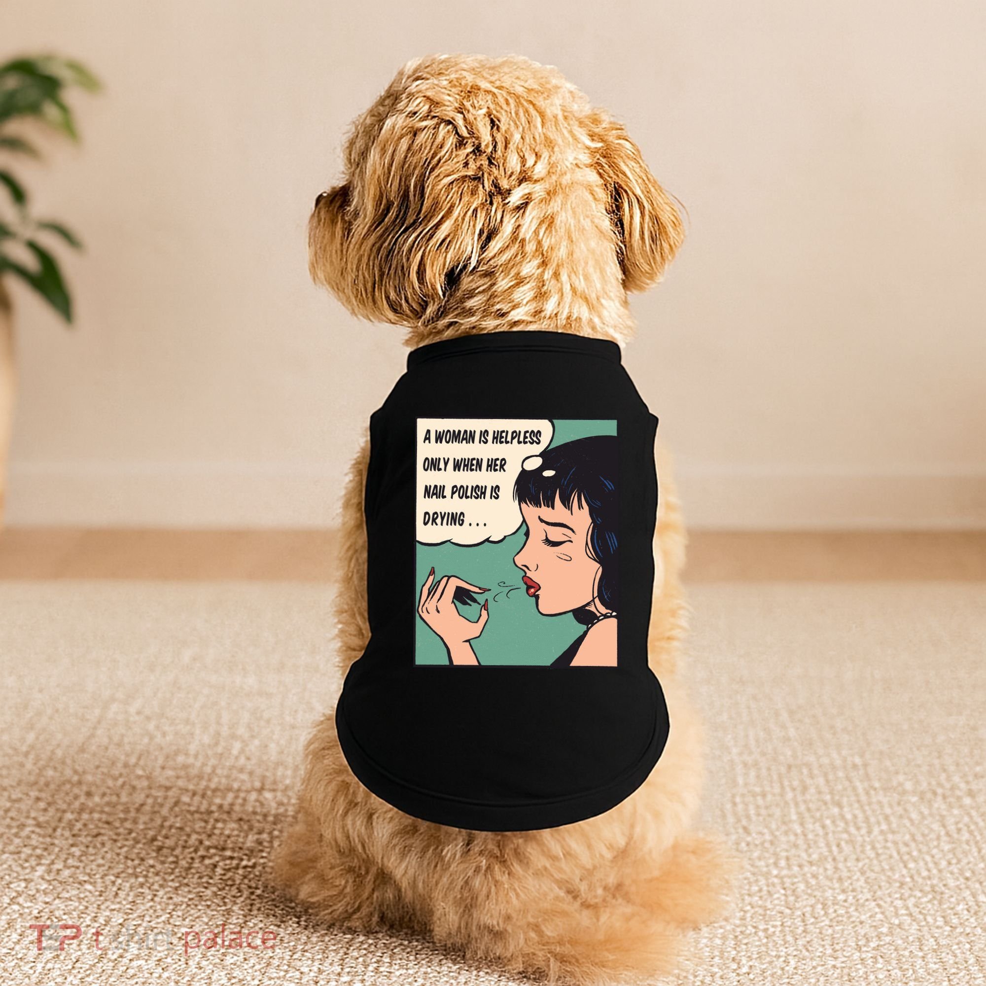 Pop Art Nail Polish Doggie Tank