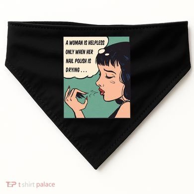 Pop Art Nail Polish USA-Made Doggie Bandana