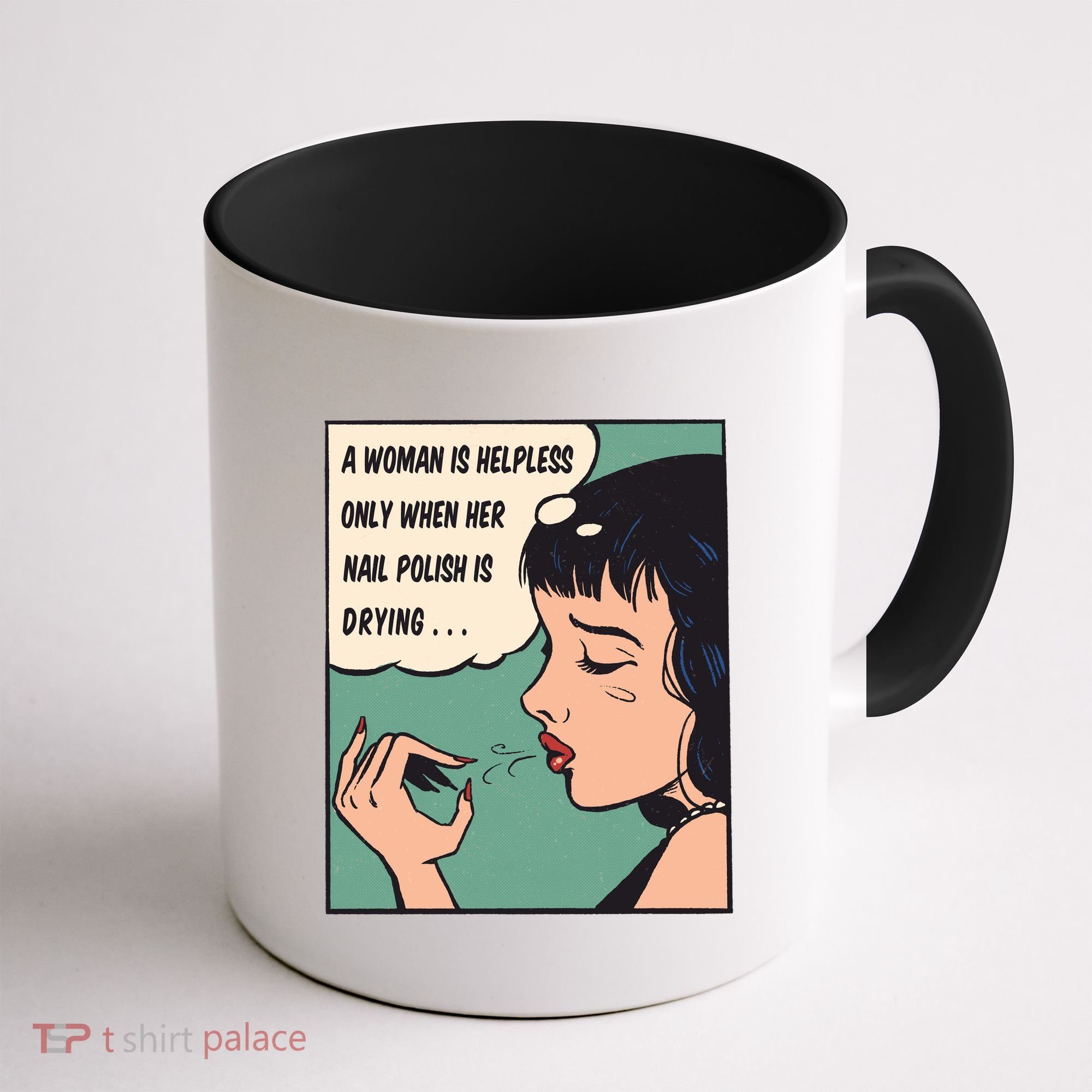 Pop Art Nail Polish Coffee Mug