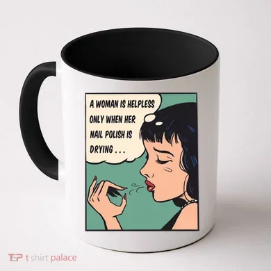 Pop Art Nail Polish Coffee Mug