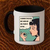 Pop Art Nail Polish Coffee Mug thumb 2