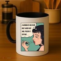 Pop Art Nail Polish Coffee Mug thumb 4