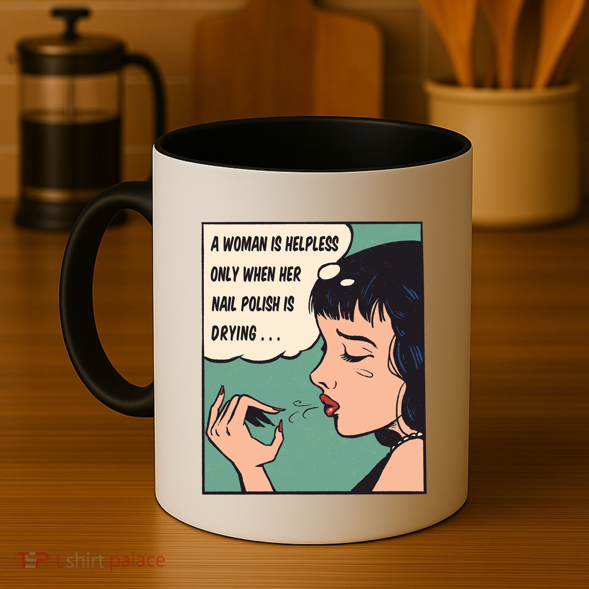 Pop Art Nail Polish Coffee Mug
