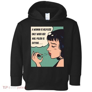 Pop Art Nail Polish Toddler Hoodie