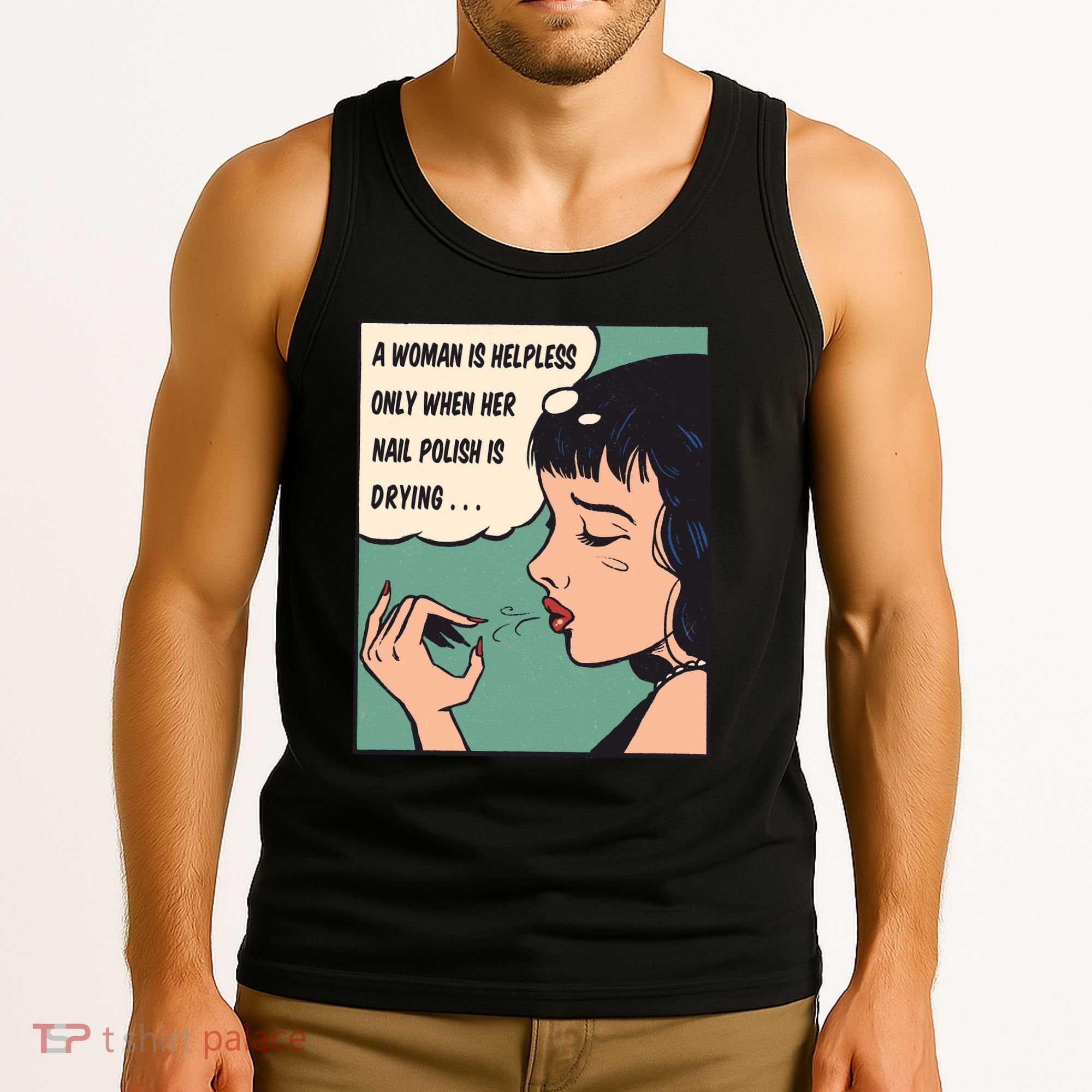 Pop Art Nail Polish Tank Top