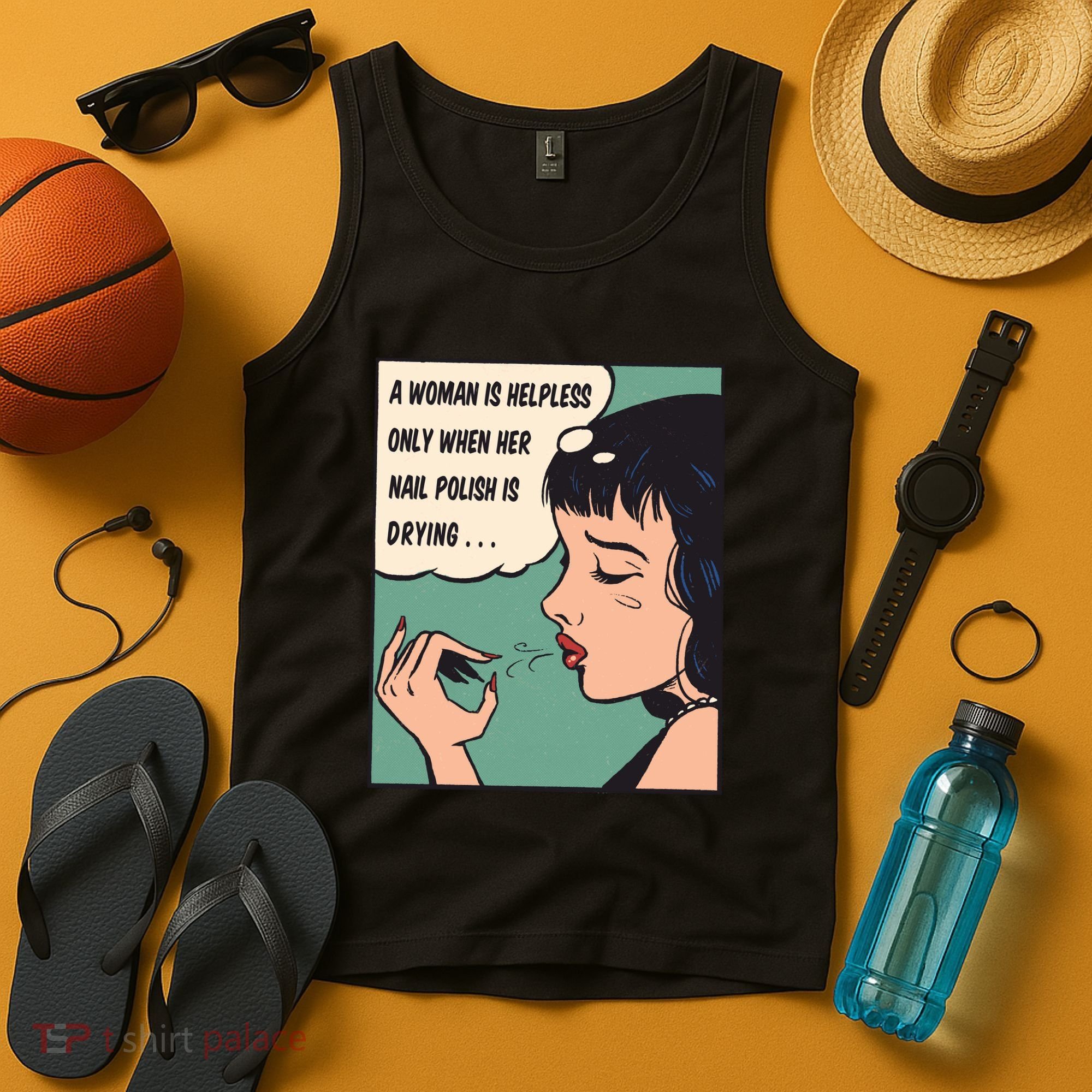 Pop Art Nail Polish Tank Top