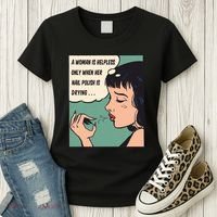 Pop Art Nail Polish Women's T-Shirt thumb 3
