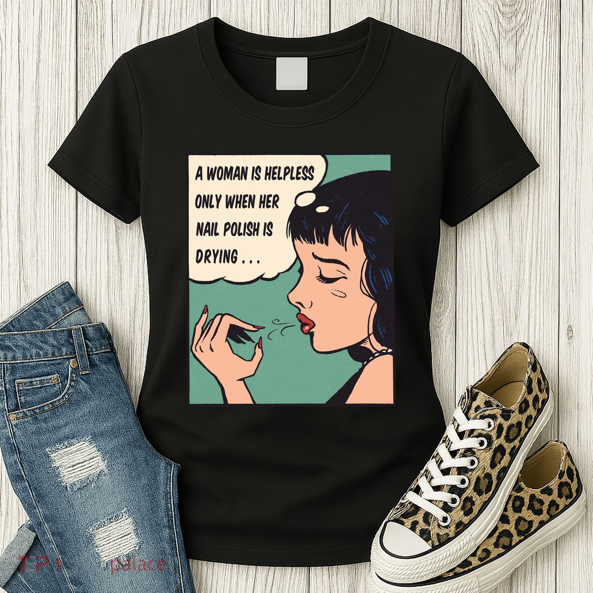 Pop Art Nail Polish Women's T-Shirt