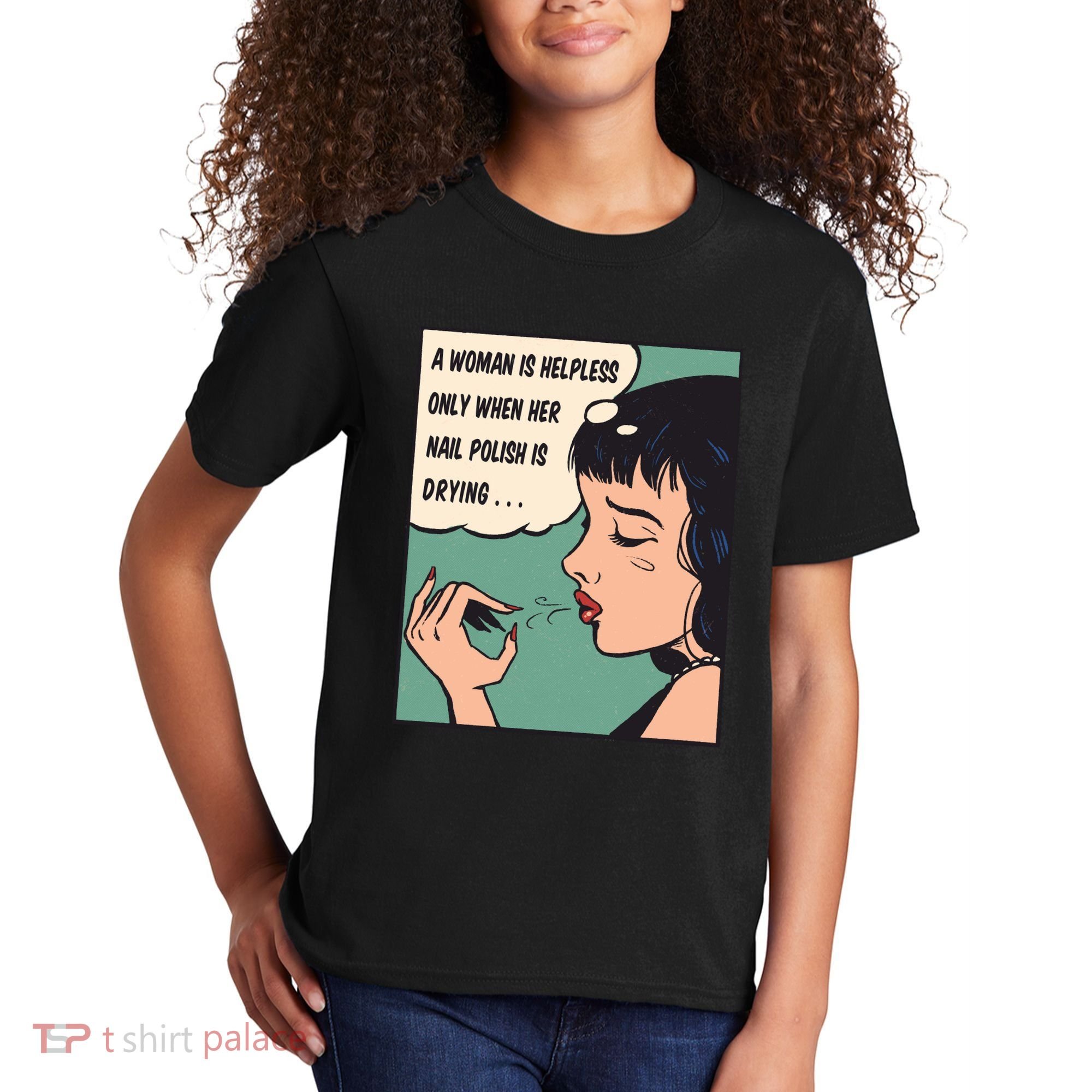 Pop Art Nail Polish Kids T-Shirt