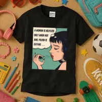 Pop Art Nail Polish Kids T-Shirt thumb 3