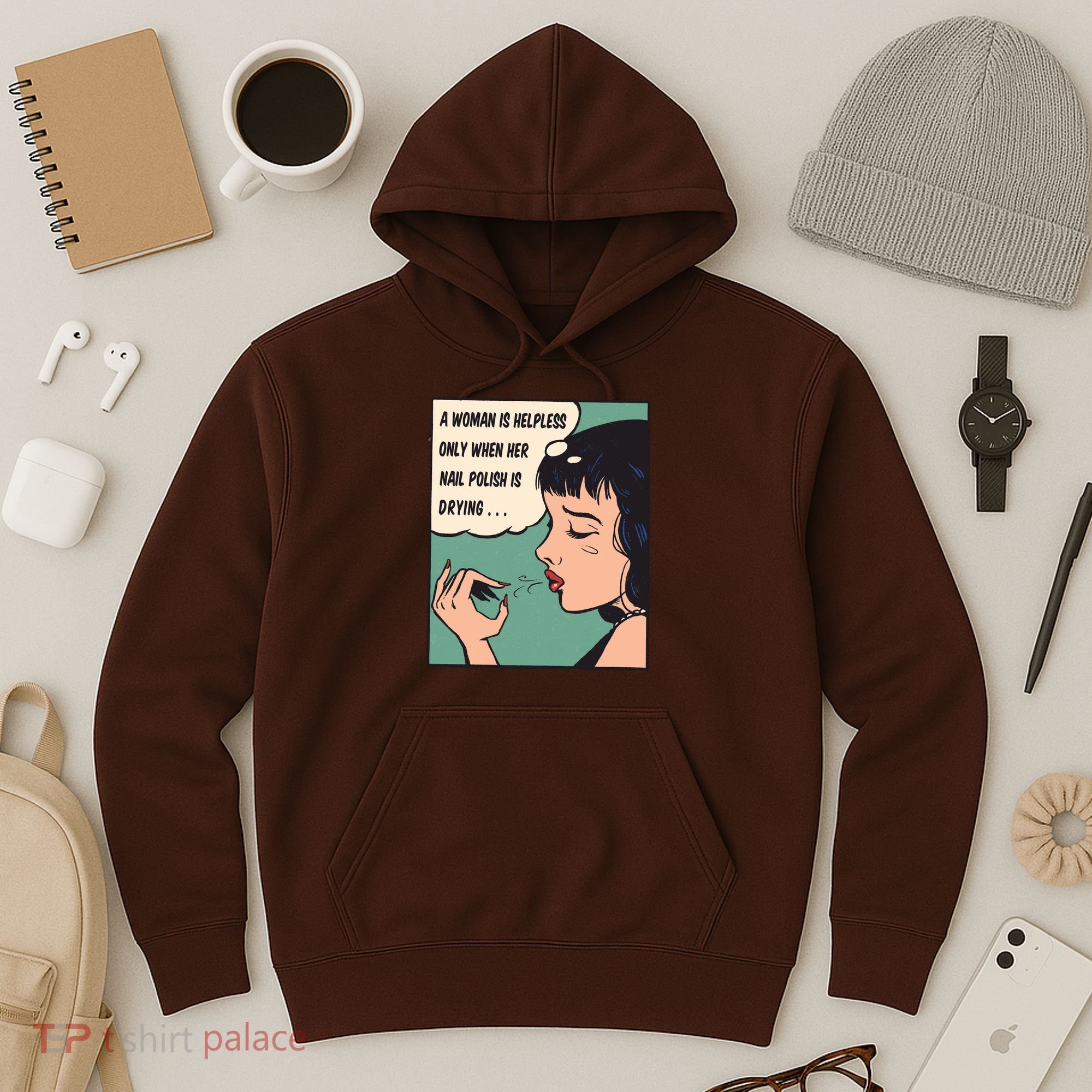 Pop Art Nail Polish Hoodie