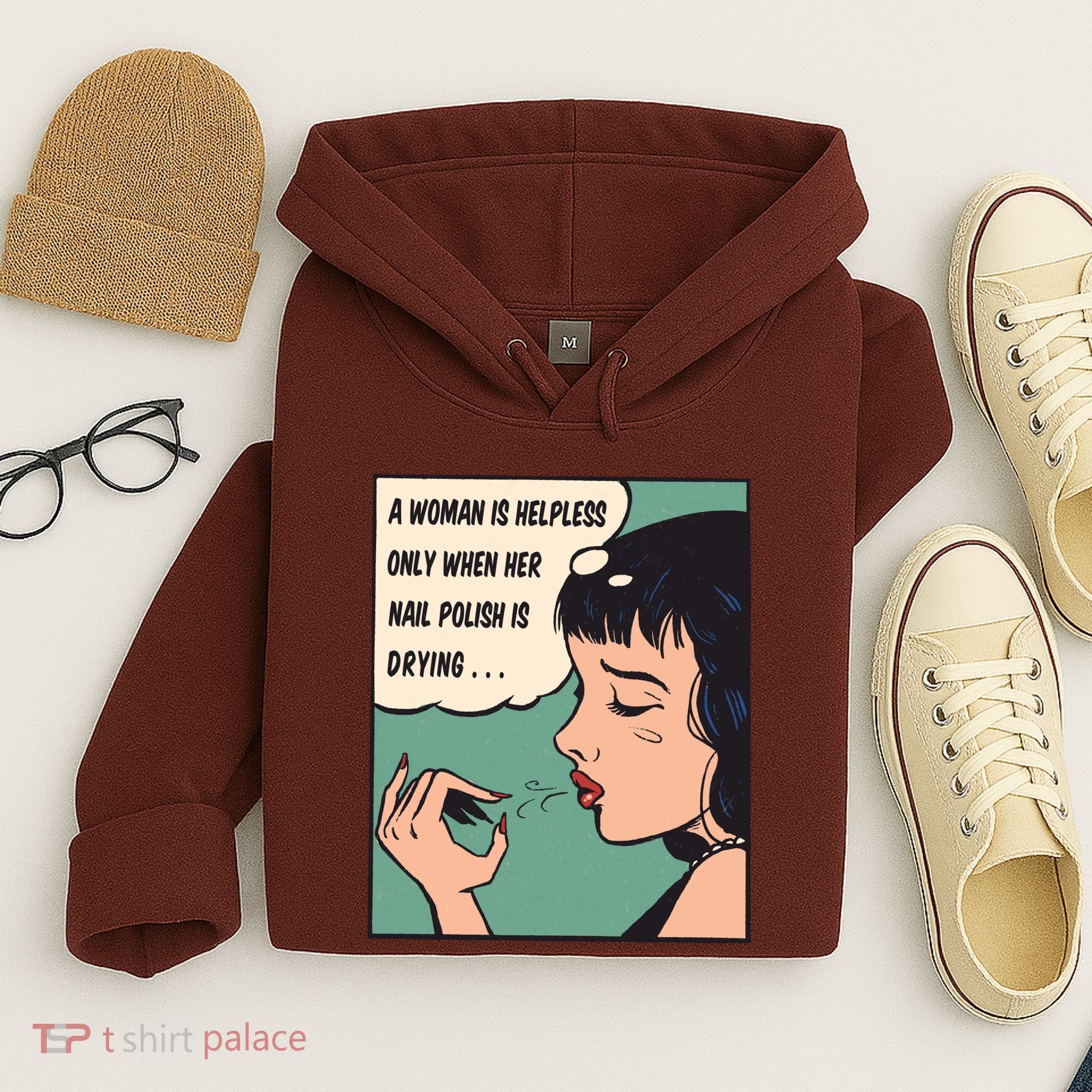 Pop Art Nail Polish Hoodie