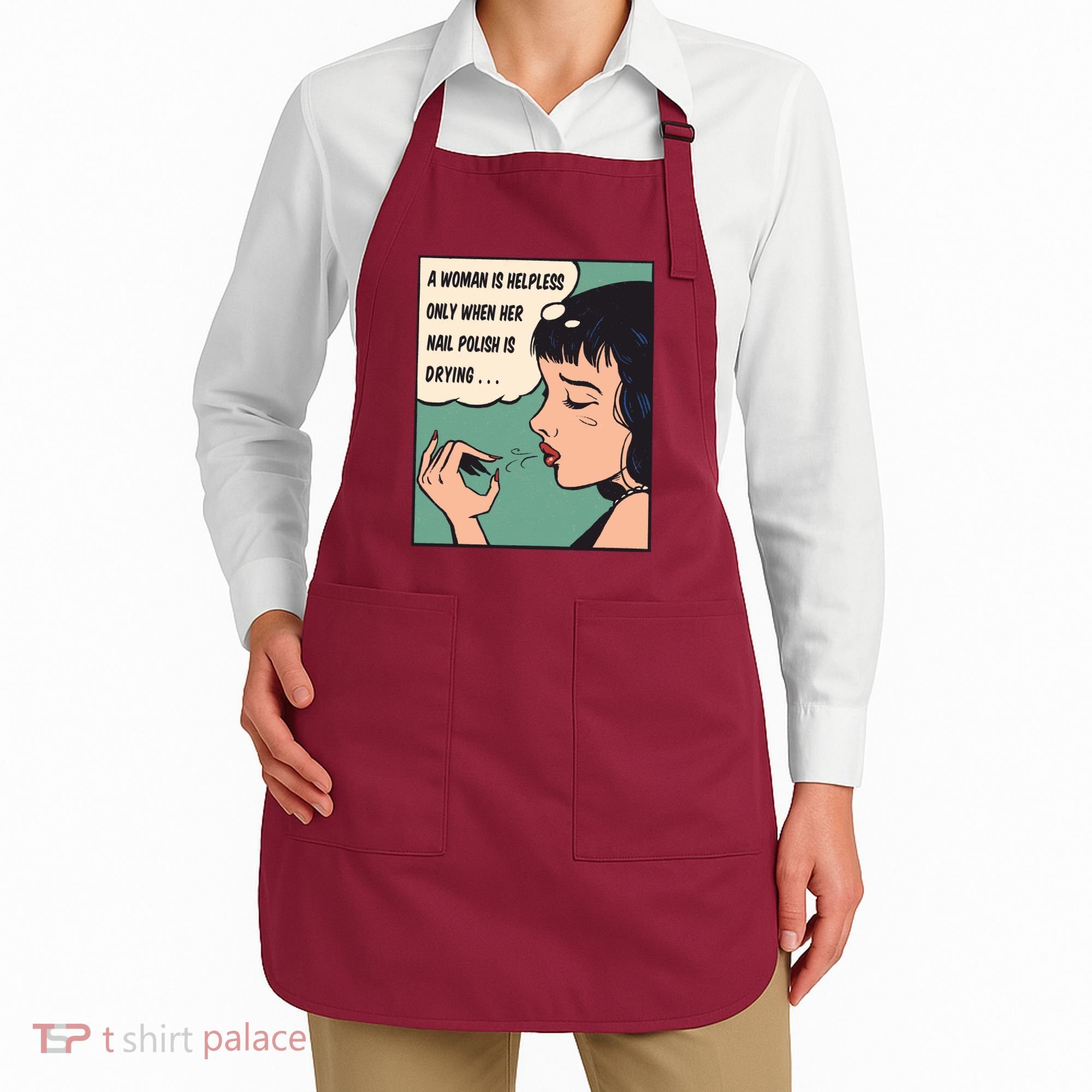 Pop Art Nail Polish Apron
