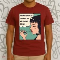 Pop Art Nail Polish T-Shirt thumb 3