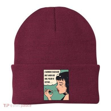 Pop Art Nail Polish Beanie