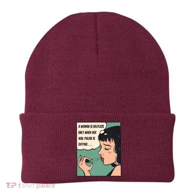 Pop Art Nail Polish Beanie