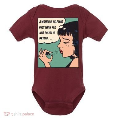Pop Art Nail Polish Baby Bodysuit
