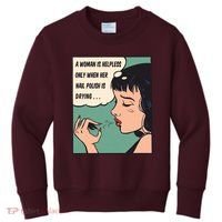 Pop Art Nail Polish Kids Sweatshirt thumb 0