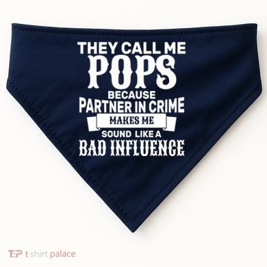 Pop Bad Influences USA-Made Doggie Bandana