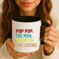 Pop Pop The Man The Myth The Legend Coffee Mug thumb 3