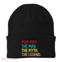 Pop Pop The Man The Myth The Legend Beanie thumb 0