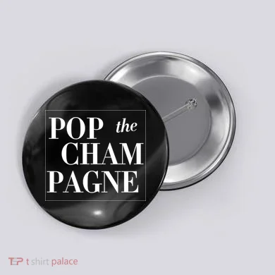 Pop The Champagne  Button