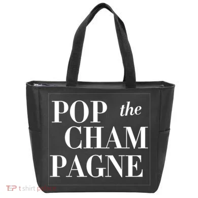 Pop The Champagne  Tote Bag
