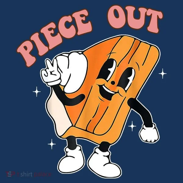 Piece Out Pie Funny Gift Doggie Tank