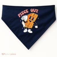Piece Out Pie Funny Gift USA-Made Doggie Bandana thumb 0